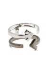Agnès B. Double-arrow Ring