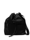 Agnès B. Drawstring Crossbody Bag In Black