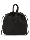 Agnès B. Logo-print Drawstring Backpack In Black