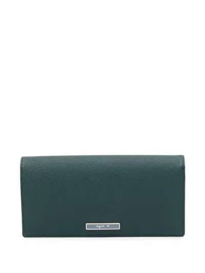 Agnès B. Eric Long Wallet In Pink