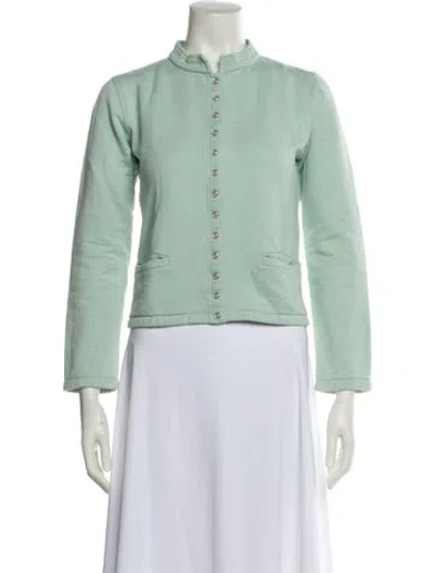 Pre-owned Agnès B. Evening Jacket In Green