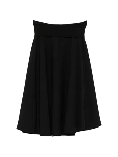 Agnès B. Flared Midi Skirt In Black