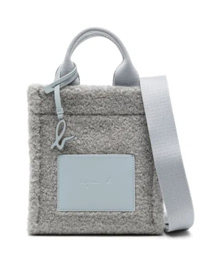 Agnès B. Fleece Bag In Blue