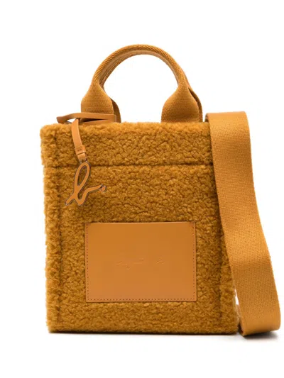 Agnès B. Fleece Bag In Orange