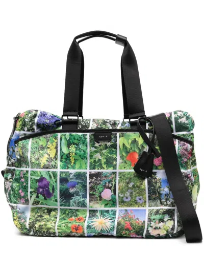 Agnès B. Floral-print Holdall