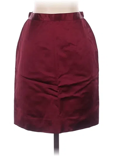 Pre-owned Agnès B. Formal Skirt In Burgundy