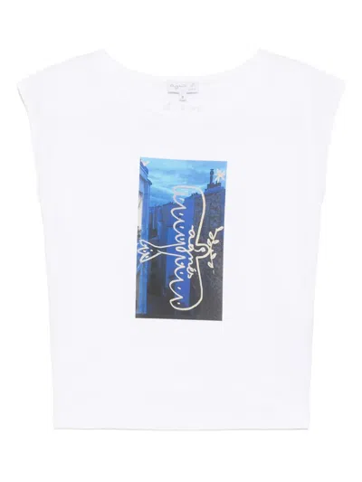 Agnès B. Fragile T-shirt In White