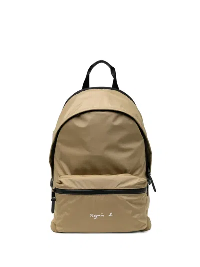 Agnès B. Fred Backpack In Neutral