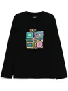 Agnès B. Graphic Print T-shirt In Black