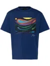 Agnès B. Graphic-print T-shirt In Blue