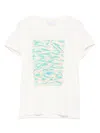 Agnès B. Graphic-print T-shirt In Neutrals