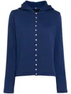 Agnès B. Hooded Jacket In Blue