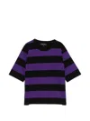 Agnès B. Horizontal-stripe T-shirt In Multi
