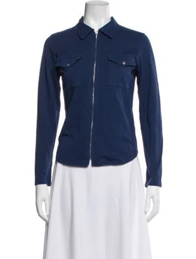 Pre-owned Agnès B. Jacket In Blue