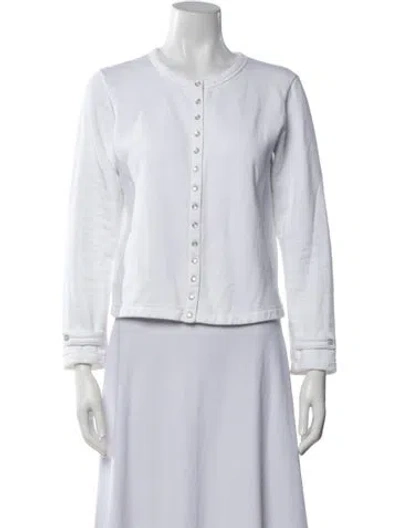 Pre-owned Agnès B. Jacket In White