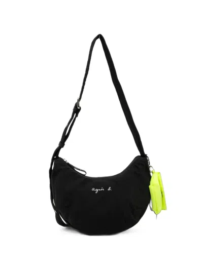 Agnès B. Jade Shoulder Bag In Black