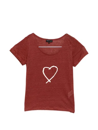 Agnès B. Jersey T-shirt In Red