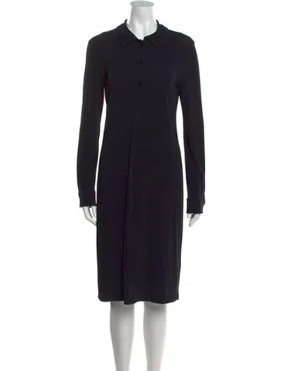 Pre-owned Agnès B. Knee-length Dress In Black
