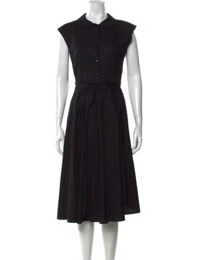 Pre-owned Agnès B. Knee-length Dress In Black