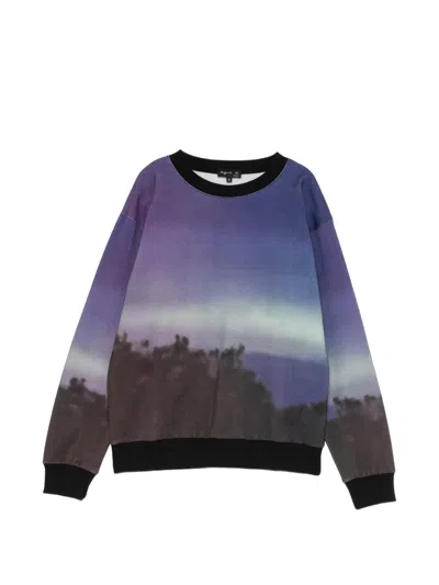 Agnès B. Landscape-print Sweatshirt In Multi