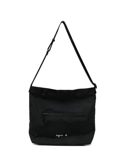 Agnès B. Large Fred Shoulder Bag In Black
