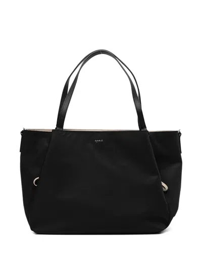 Agnès B. Large Origami Tote Bag In White