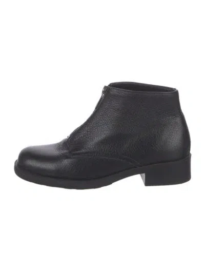 Pre-owned Agnès B. Leather Boots In Black