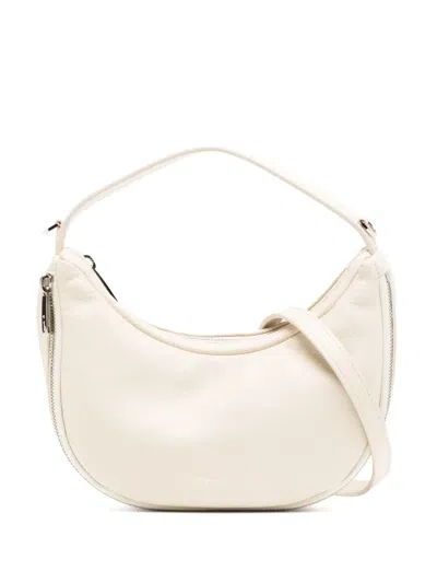 Agnès B. Leather Crossbody Bag In Neutrals