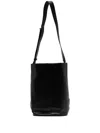 Agnès B. Leather One Shoulder Bag In Black