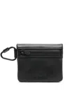 Agnès B. Leather Wallet In Black