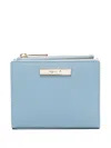 Agnès B. Leather Wallet In Blue