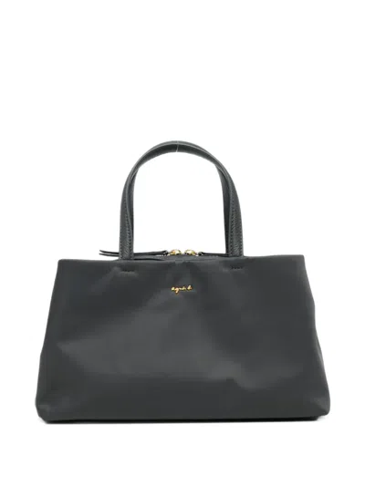 Agnès B. Lena Tote Bag In Gray