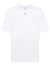 Agnès B. Lizard-print Cotton T-shirt In White