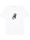 Agnès B. Lizard-print T-shirt In White