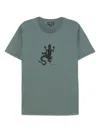 Agnès B. Lizard Printed T-shirt In Green