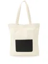 Agnès B. Logo-appliqué Canvas Tote Bag In 白色