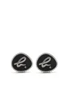 Agnès B. Logo Earring In Black
