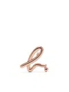 Agnès B. Logo Earring In Pink