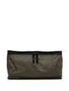 Agnès B. Logo-embroidered Ripstop Travel Bag In Brown