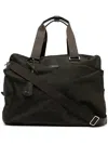 Agnès B. Logo-patch Duffle Bag In Green