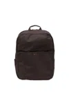 Agnès B. Logo Patched Backpack In Blue