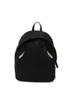 Agnès B. Logo-plaque Backpack In Black