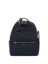 Agnès B. Logo-plaque Backpack In Blue