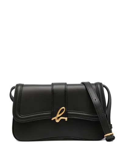 Agnès B. Logo-plaque Crossbody Bag In Black
