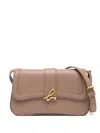 Agnès B. Logo-plaque Crossbody Bag In Neutral