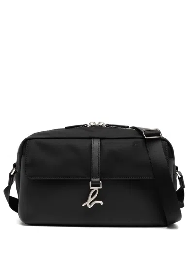 Agnès B. Logo-plaque Detail Cross Body Bag In Black