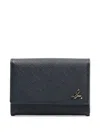 Agnès B. Logo-plaque Detaill Wallet In Blue