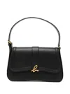 Agnès B. Logo-plaque Shoulder Bag In Black