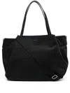 Agnès B. Logo-plaque Shoulder Bag In Black