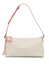 Agnès B. Logo-plaque Shoulder Bag In Neutrals